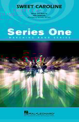 Sweet Caroline Marching Band sheet music cover